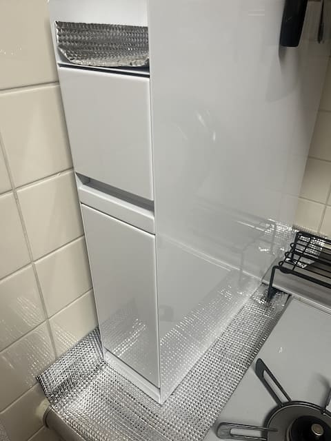 筆者の持ち物 タワー隠せる調味料ラック2段